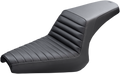 SADDLEMEN Step-Up Seat - Front Tuck-n-Roll - Black