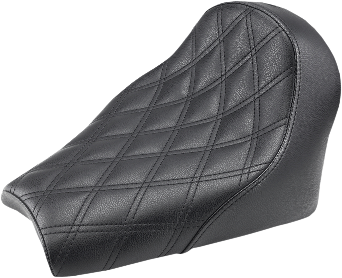 SADDLEMEN Renegade™ Solo Seat - Lattice Stitched - Black - Scout '18-'24