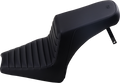 SADDLEMEN Step-Up Seat - Front Tuck-n'-Roll/Rear Smooth - Black - Scout Bobber