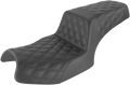 SADDLEMEN Step-Up Seat - Full Lattice Stitch - Black - Challenger