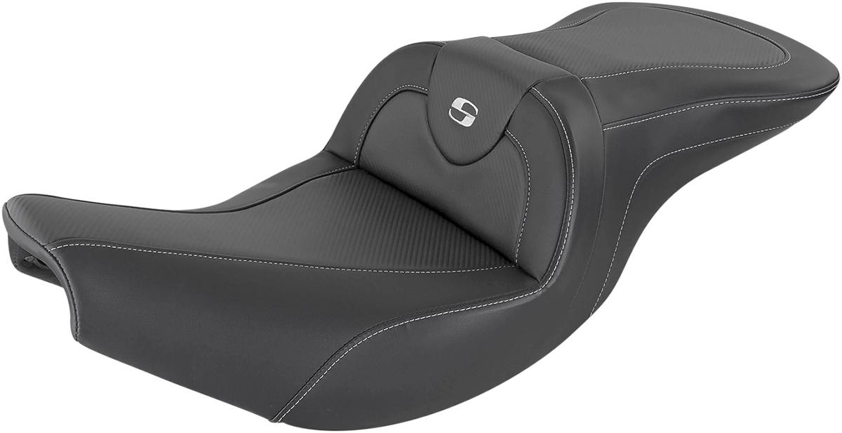 SADDLEMEN Roadsofa™ Carbon Fiber Seat - Without Backrest - Black - Indian '14-'26