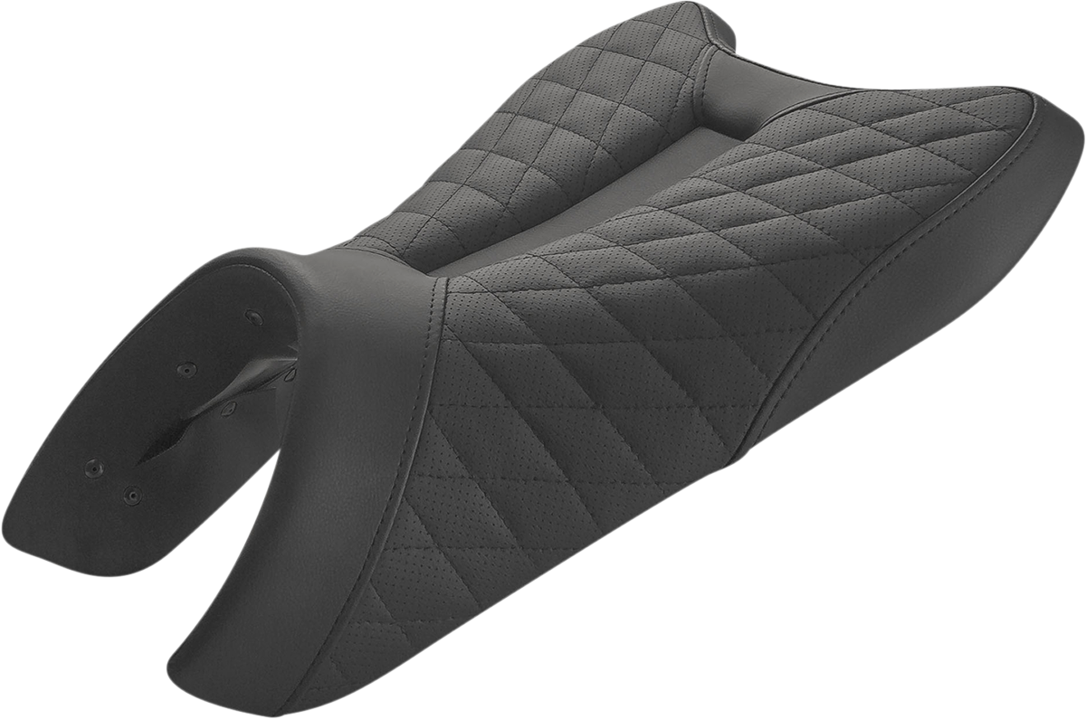 SADDLEMEN LS Track Seat - Lattice Stitched - Black - Duke 790/890 '19-'24