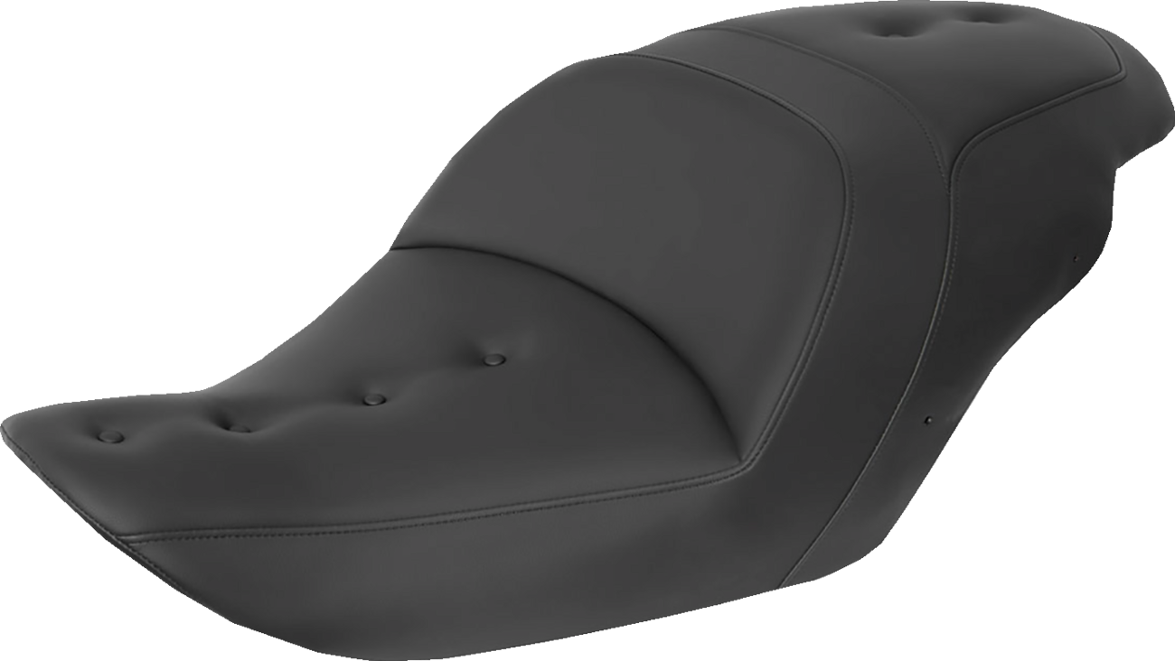 SADDLEMEN Roadsofa™ Pillow Top Seat - Without Backrest - Black