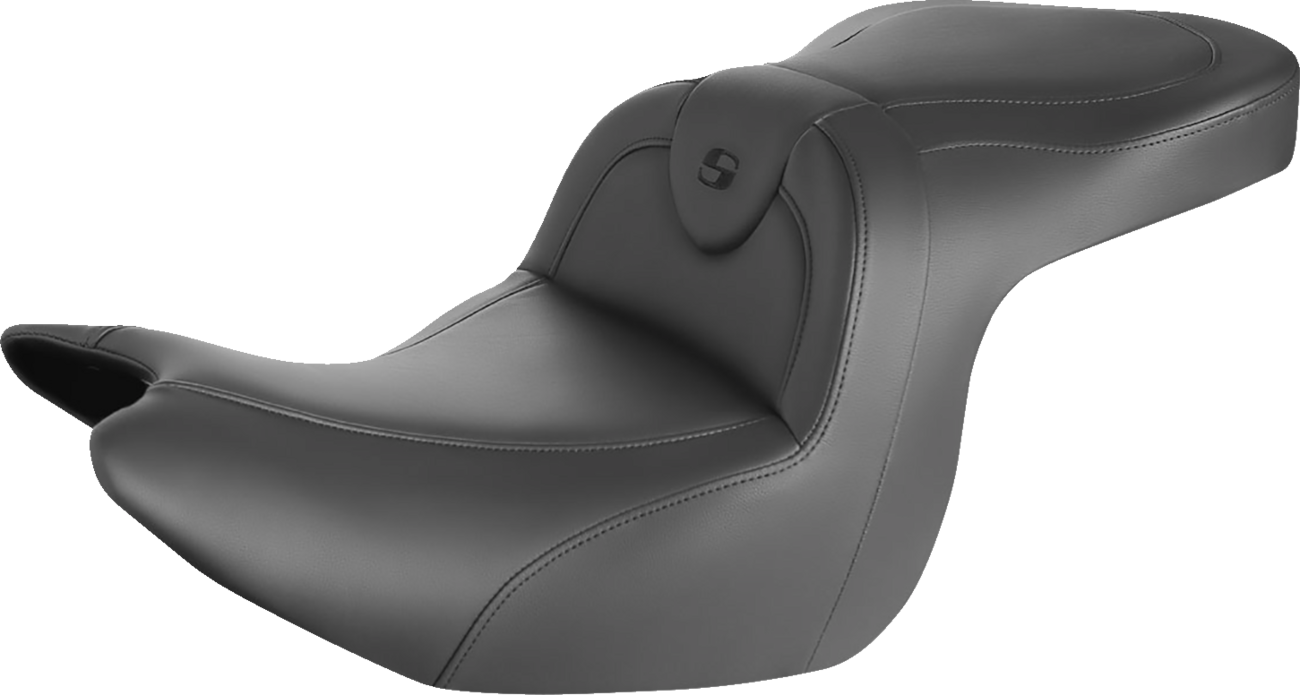 SADDLEMEN RoadSofa™ Seat - without Backrest - Black/Black Stitching - GL1800 '18-'24