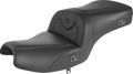 SADDLEMEN RoadSofa™ Seat - without Backrest - Black w/ Black Stitching - Heated - Challenger/Pursuit '20-'24