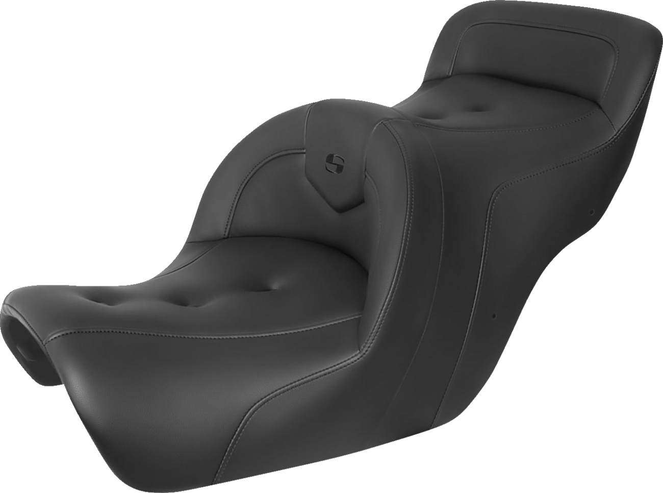 SADDLEMEN Seat - Roadsofa™ - Without Backrest - Pillow Top - Black