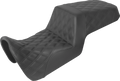 SADDLEMEN Step-Up Seat - Full Lattice Stitch - Black - Pan America '21-'24