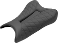 SADDLEMEN Track Seat - Lattice Stitch - Black - ZX6R '19-'22