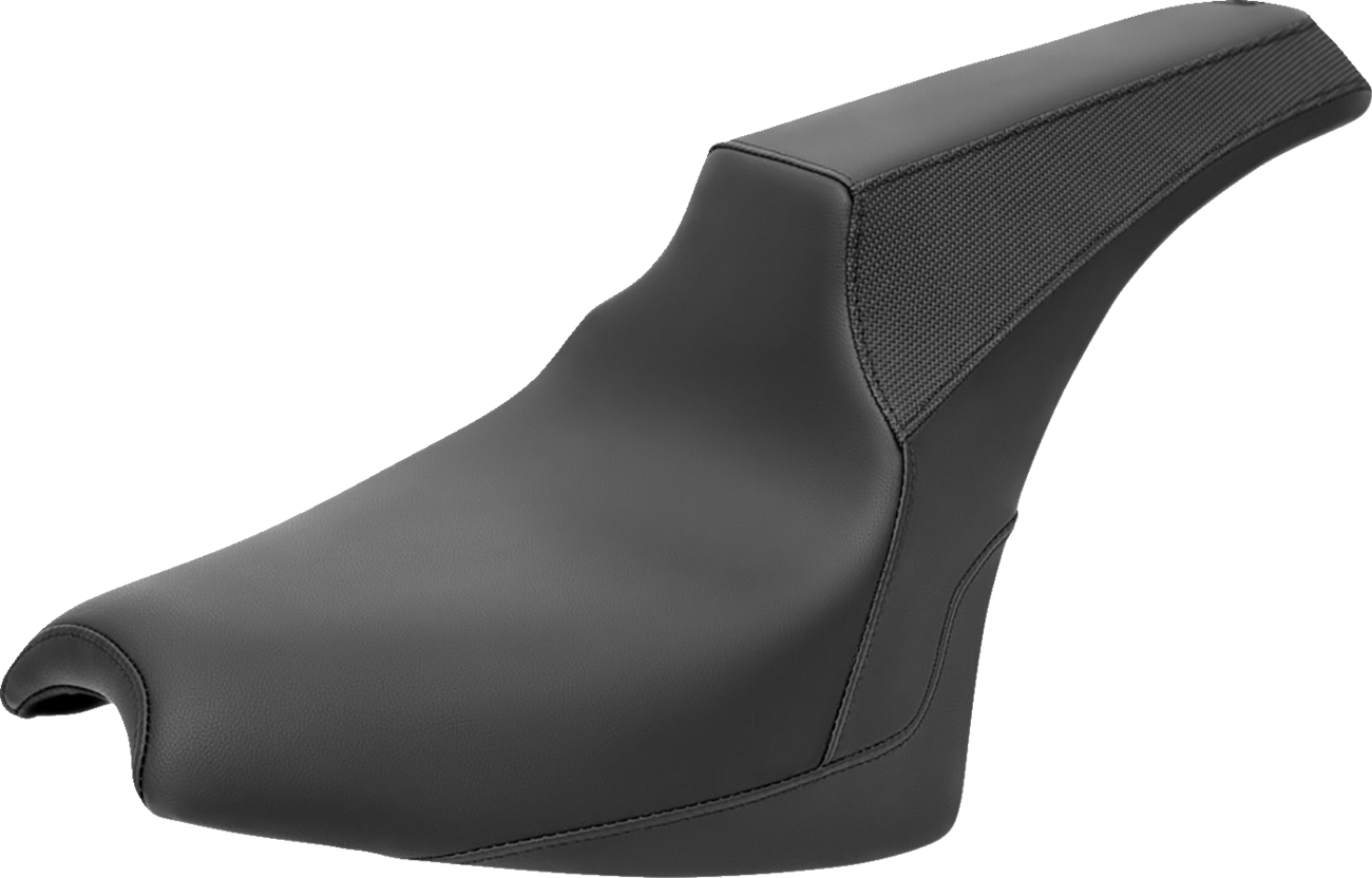 SADDLEMEN Carey Hart Signature Series Seat - Black w/ Black Stitching - Chief '22-'24