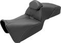 SADDLEMEN Adventure Tour Seat - w/ Backrest - Black - Pan Am '21-'24