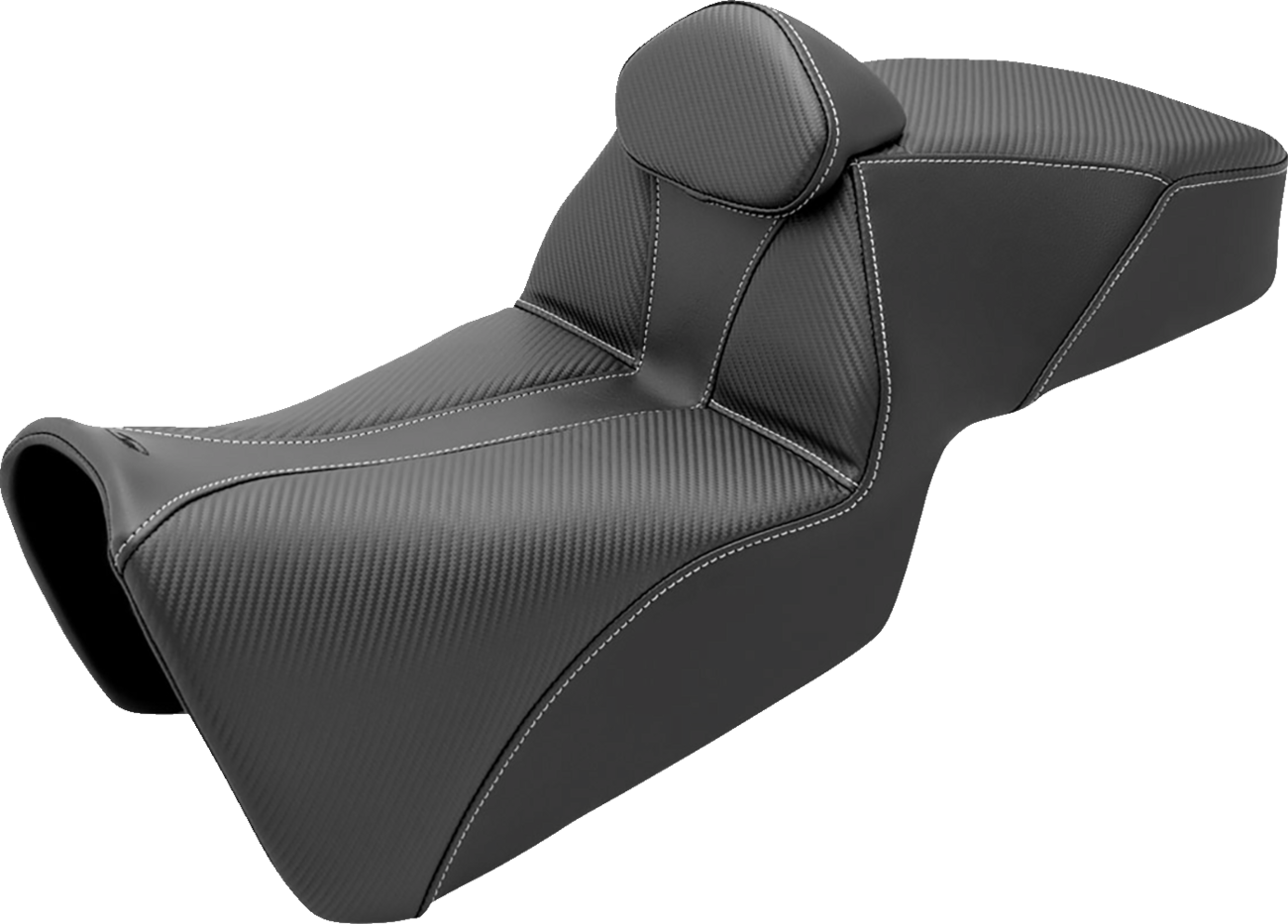 SADDLEMEN Adventure Tour Seat - w/ Backrest - Black - Pan Am '21-'24