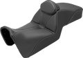 SADDLEMEN Adventure Tour Seat - Low - w/ Backrest - Black - Pan Am '21-'24