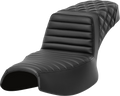 SADDLEMEN Step-Up Seat - Front Tuck-n-Roll/Rear Lattice Stitch - Extended Reach - Challenger '20-'24