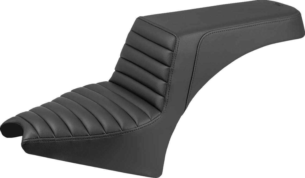 SADDLEMEN Step-Up Seat - Tuck-n-Roll - Black - Indian Scout '25-'26