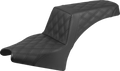 SADDLEMEN Step-Up Seat - Lattice Stitch - Black - Indian Scout '25-'26