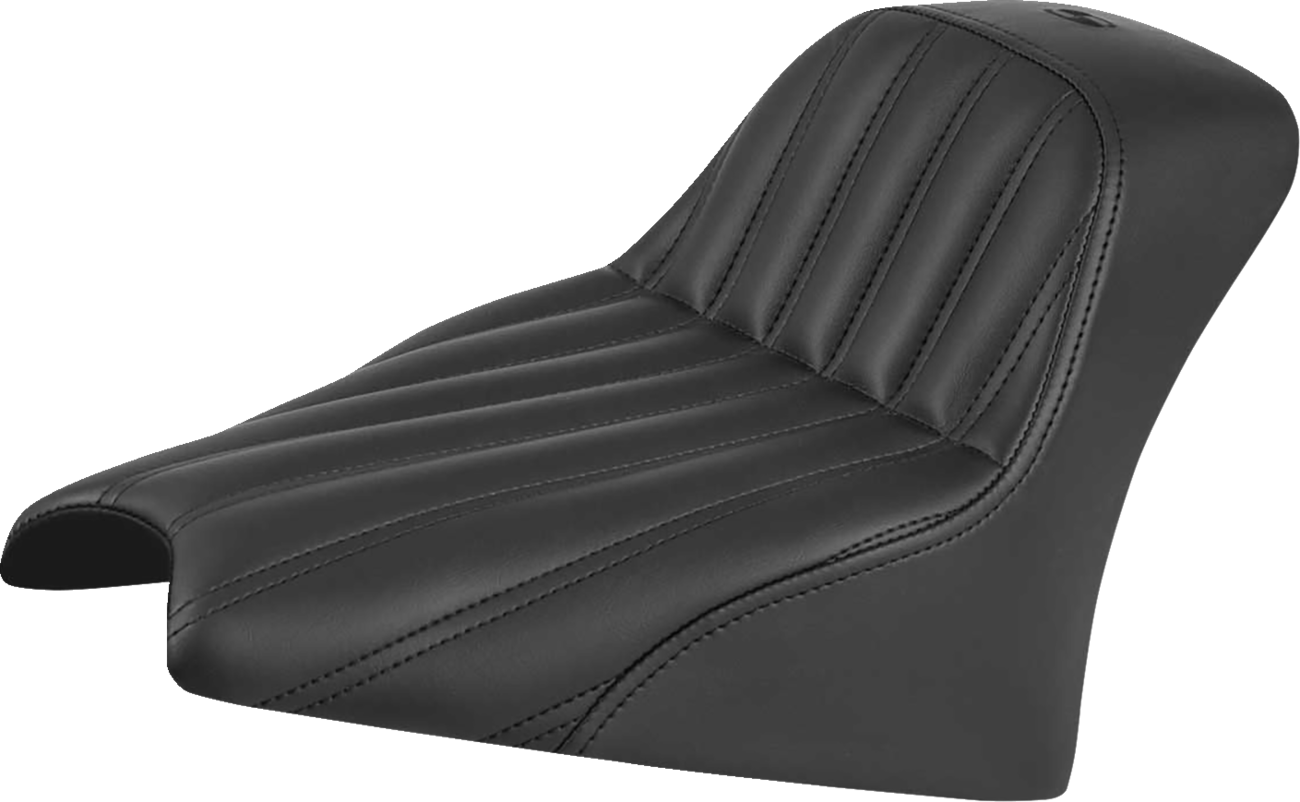 SADDLEMEN Renegade™ Knuckle Solo Seat - Black - Scout '25
