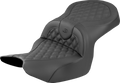 SADDLEMEN Roadsofa™ Seat - Lattice Stitch - No Backrest - Honda Goldwing '18-'26