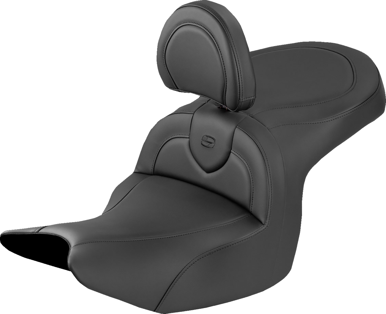 SADDLEMEN Roadsofa™ Seat - Plain - With Backrest - Honda Goldwing '18-'26
