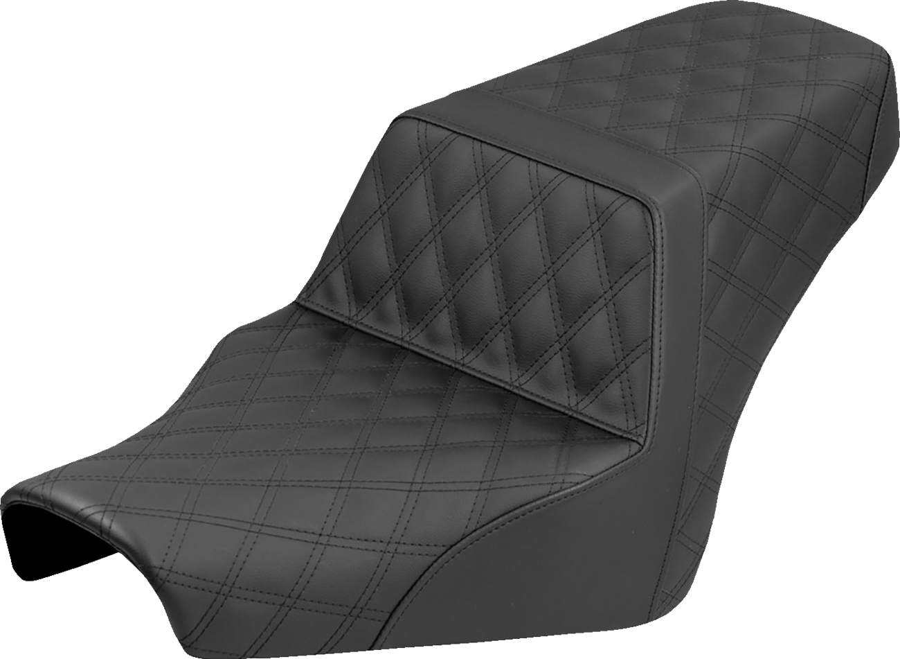 SADDLEMEN Step-Up Seat - Full Lattice Stitch - BMW R18 '22-'25
