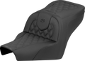 SADDLEMEN Roadsofa™ Seat - Lattice Stitch - No Backrest - BMW R18 '22-'25