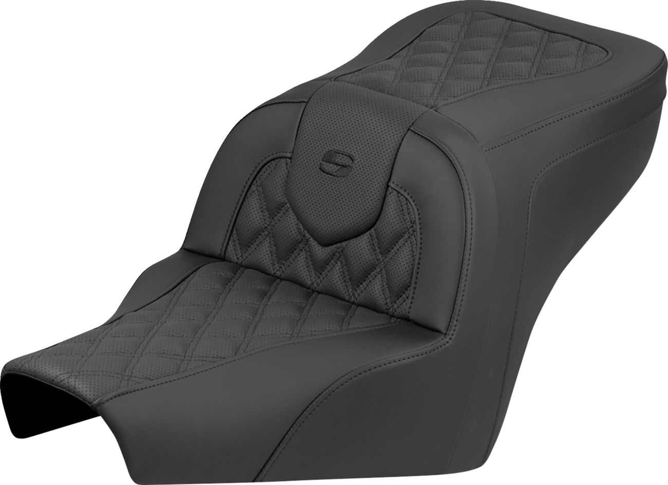 SADDLEMEN Roadsofa™ Seat - Lattice Stitch - No Backrest - BMW R18 '22-'25