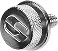 SADDLEMEN 1/4"-28 Seat Knob - Chrome