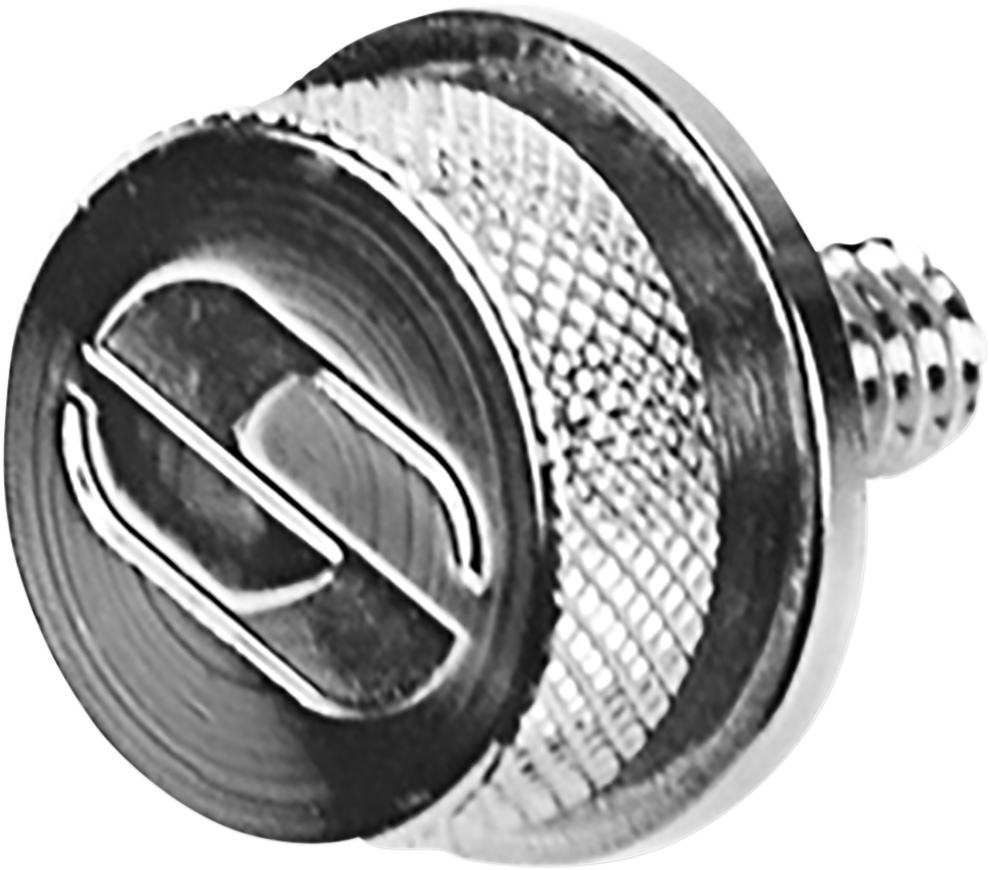 SADDLEMEN 1/4"-28 Seat Knob - Chrome