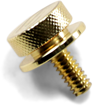 SADDLEMEN 1/4"-20 Seat Knob - Gold