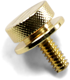 SADDLEMEN 1/4"-20 Seat Knob - Gold