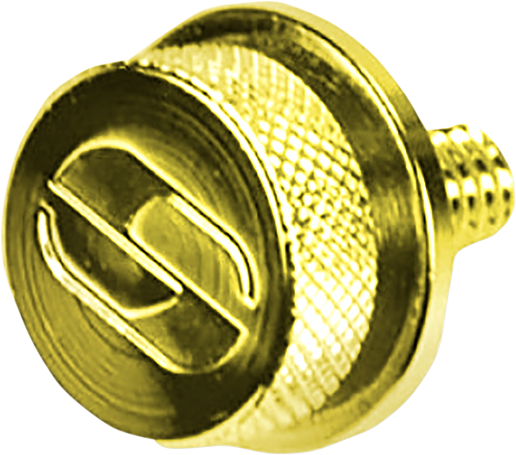 SADDLEMEN 1/4"-20 Seat Knob - Gold
