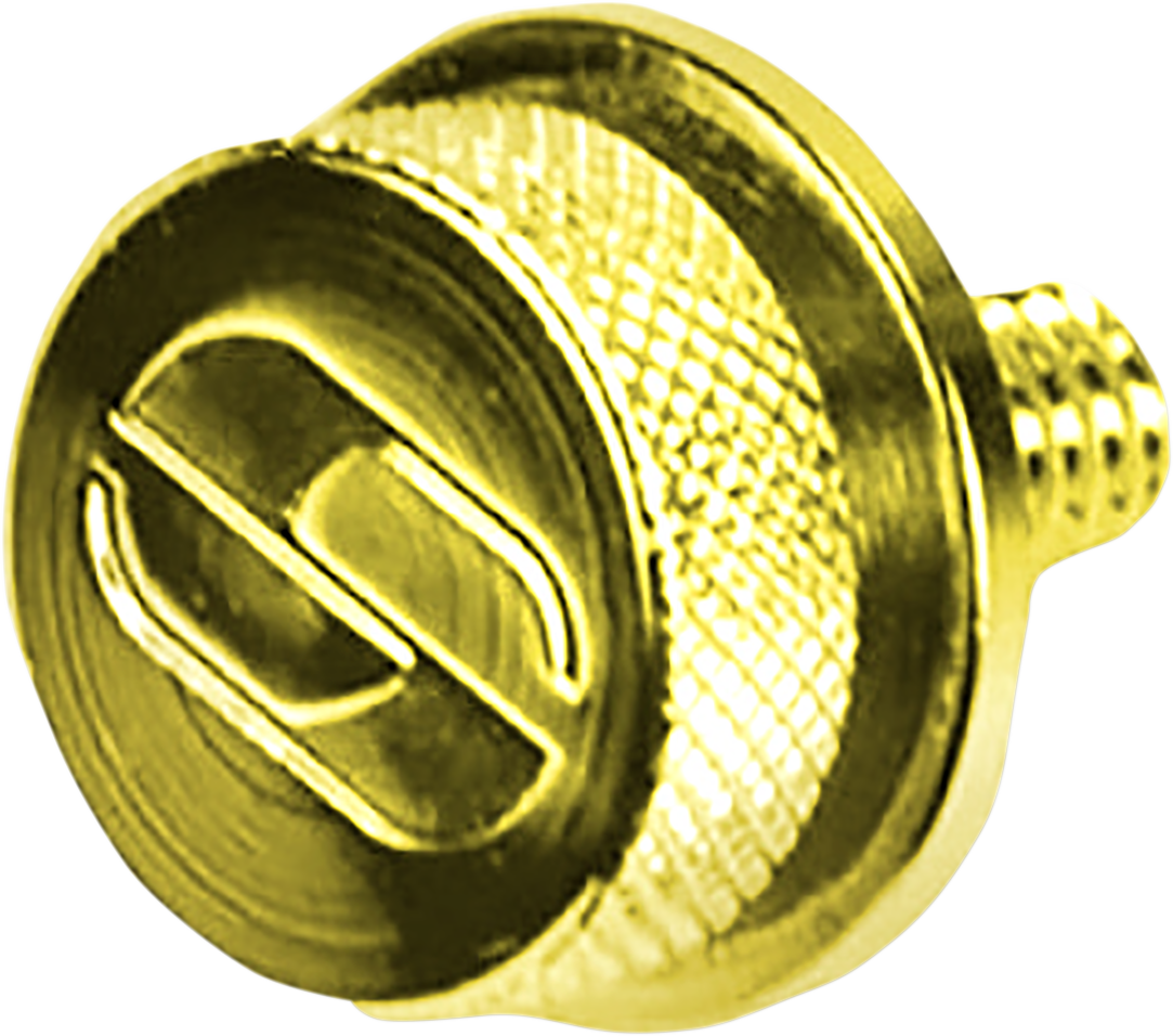 SADDLEMEN 1/4"-20 Seat Knob - Gold