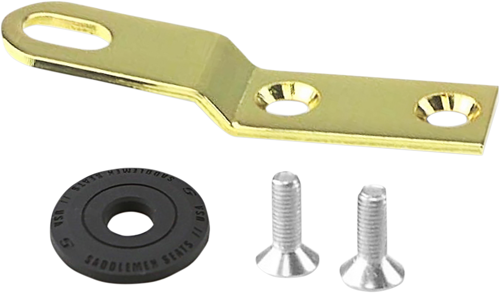 SADDLEMEN Seat Bracket - Gold - 1/4"-28
