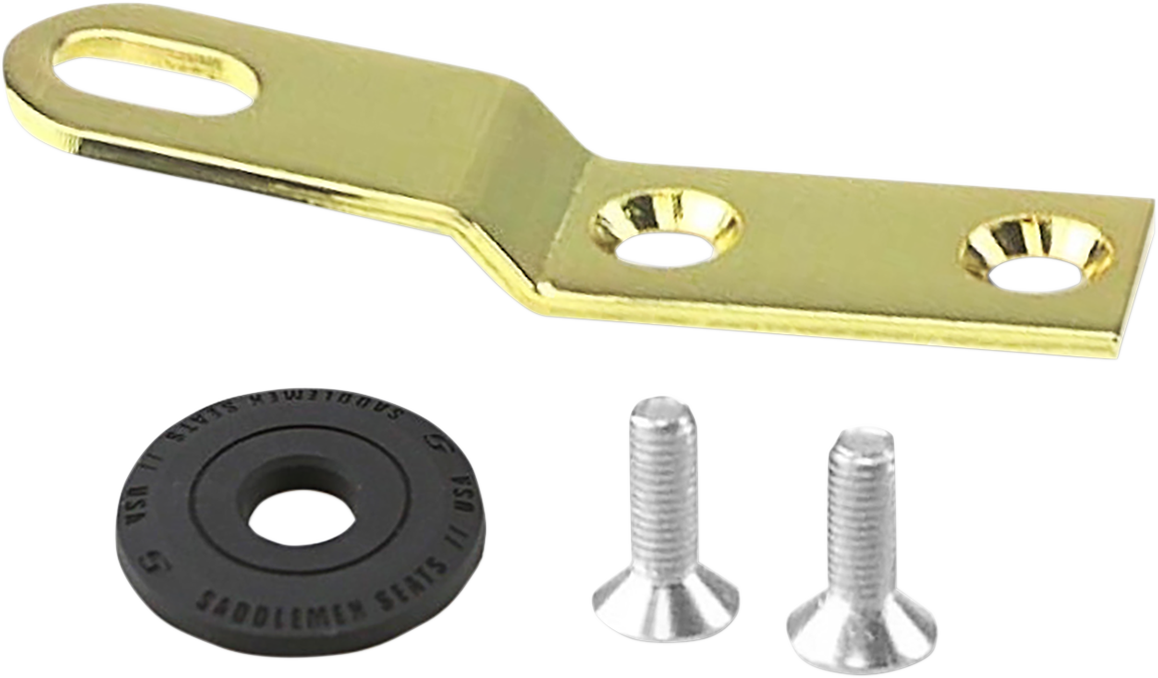 SADDLEMEN Seat Bracket - Gold - 1/4"-28