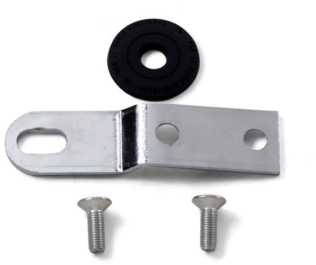 SADDLEMEN Seat Bracket - Chrome - 1/4"-28