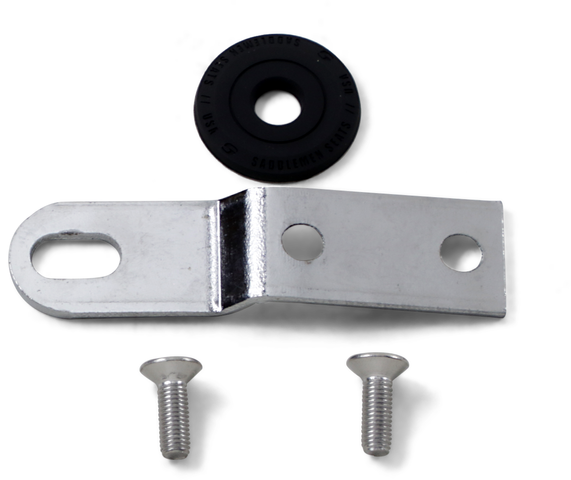 SADDLEMEN Seat Bracket - Chrome - 1/4"-28