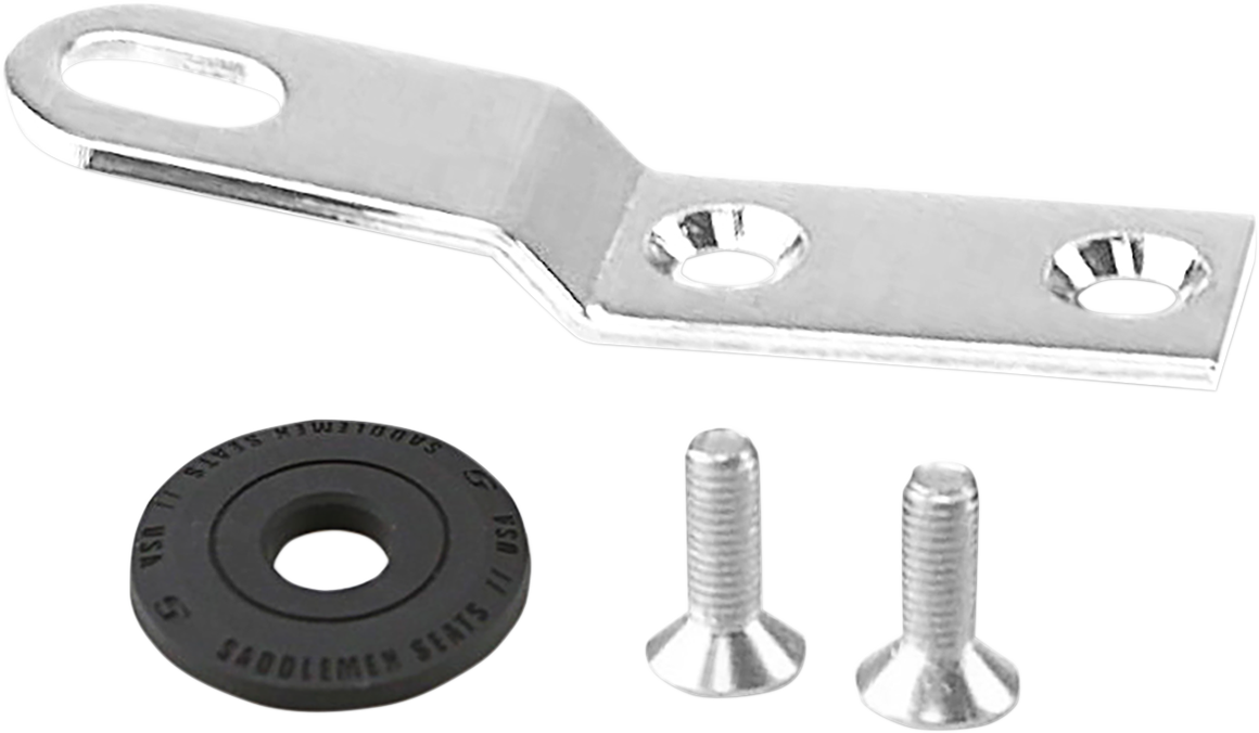 SADDLEMEN Seat Bracket - Chrome - 1/4"-28