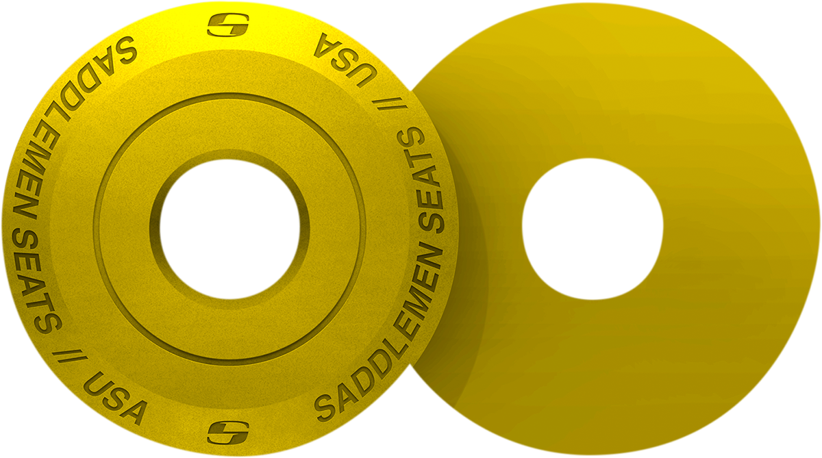 SADDLEMEN Fender Seat Washer - Yellow