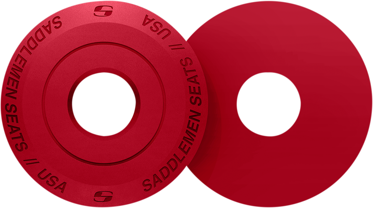 SADDLEMEN Fender Seat Washer - Red