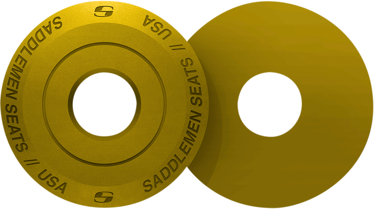SADDLEMEN Fender Seat Washer - Gold