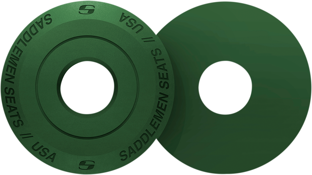 SADDLEMEN Fender Seat Washer - Dark Green
