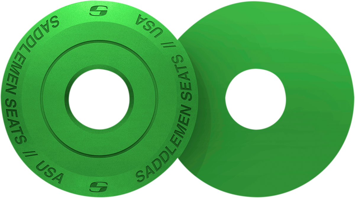 SADDLEMEN Fender Seat Washer - Bright Green