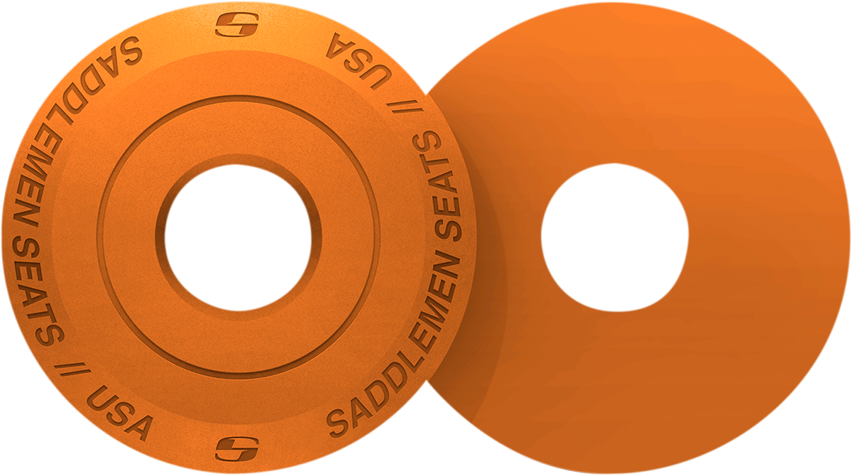 SADDLEMEN Fender Seat Washer - Orange