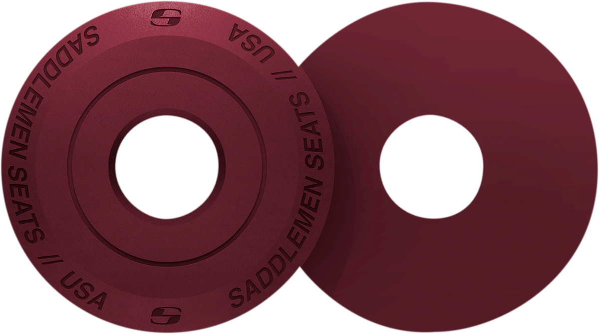 SADDLEMEN Fender Seat Washer - Burgundy