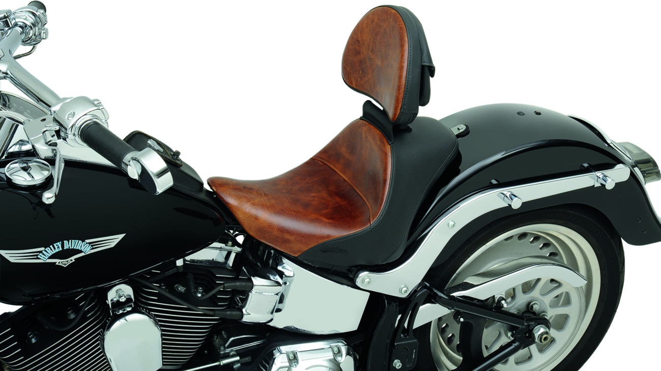 SADDLEMEN Lariat Backrest - Distressed Brown - FL '06-'17