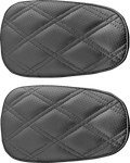 SADDLEMEN Roadsofa™ Armrest Pad Covers - Lattice Stitch - FLH/FLT '09-'16