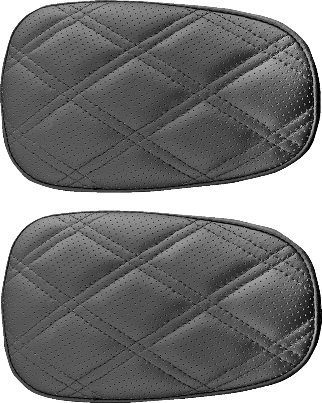 SADDLEMEN Roadsofa™ Armrest Pad Covers - Lattice Stitch - FLH/FLT '09-'16