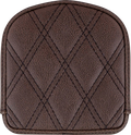 SADDLEMEN Sissy Bar Pad - Lattice Stitched - Brown - Universal