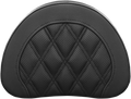 SADDLEMEN Sissy Bar Pad - Lattice Stitched - Black - Universal