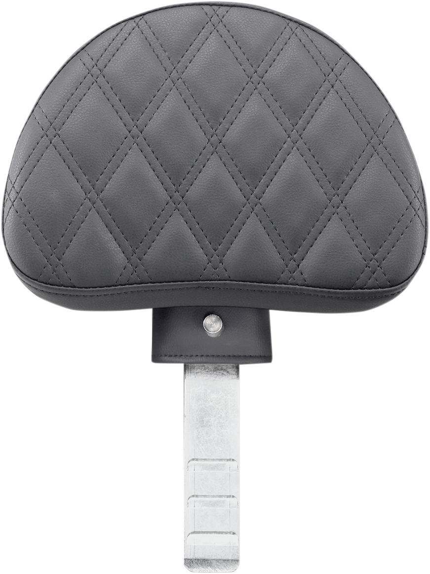 SADDLEMEN Backrest - Lattice Stitched - Black
