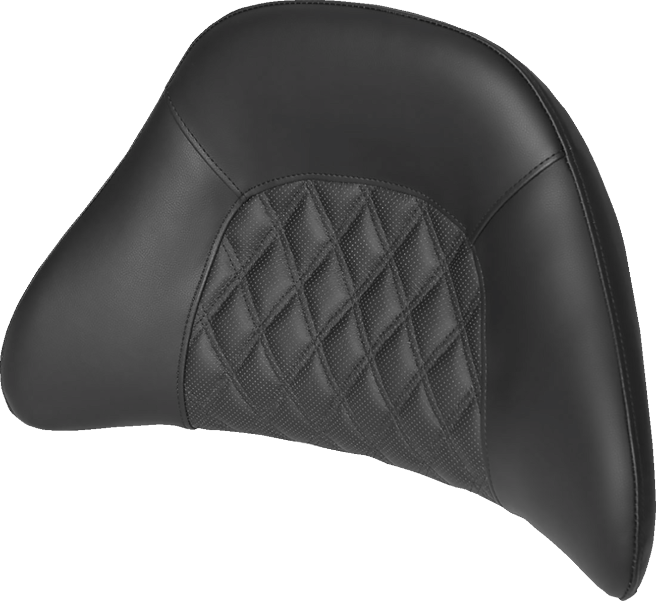 SADDLEMEN Tour-Pak® Backrest Pad - Lattice Stitched - Black